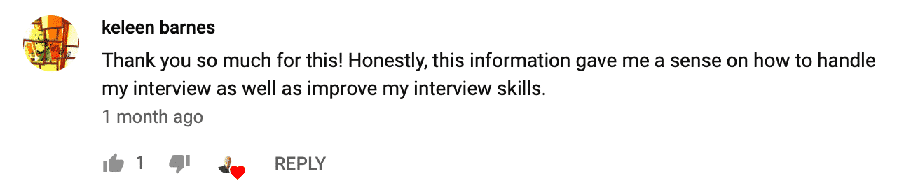 Job interview questions and interview tips feedback 15