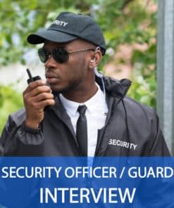 Security Officer Guard Interview Questions and Answers