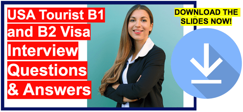 USA Tourist B1 and B2 Visa Slides Download