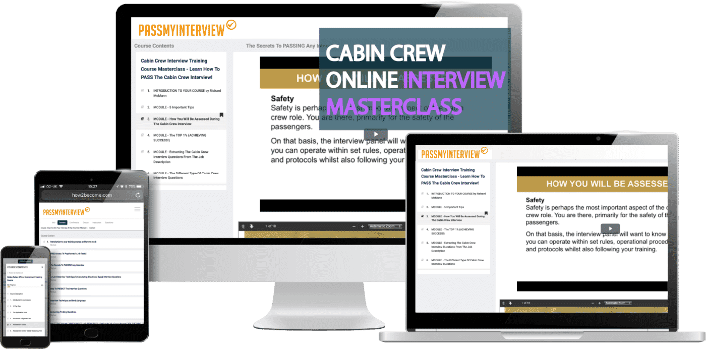 Cabin Crew Online Interview Questions and Answers