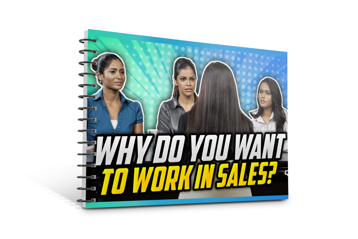 Why do you want to work in sales interview question guide