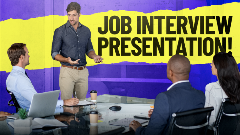 give a presentation at an interview