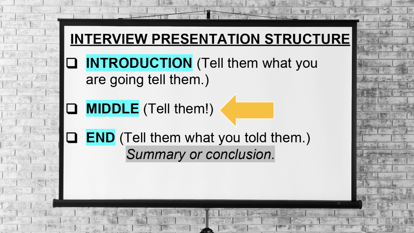 How To Give A Job Interview Presentation Interview Presentation TIPS 