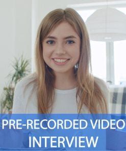 Pre-Recorded Video Interview Questions and Answers