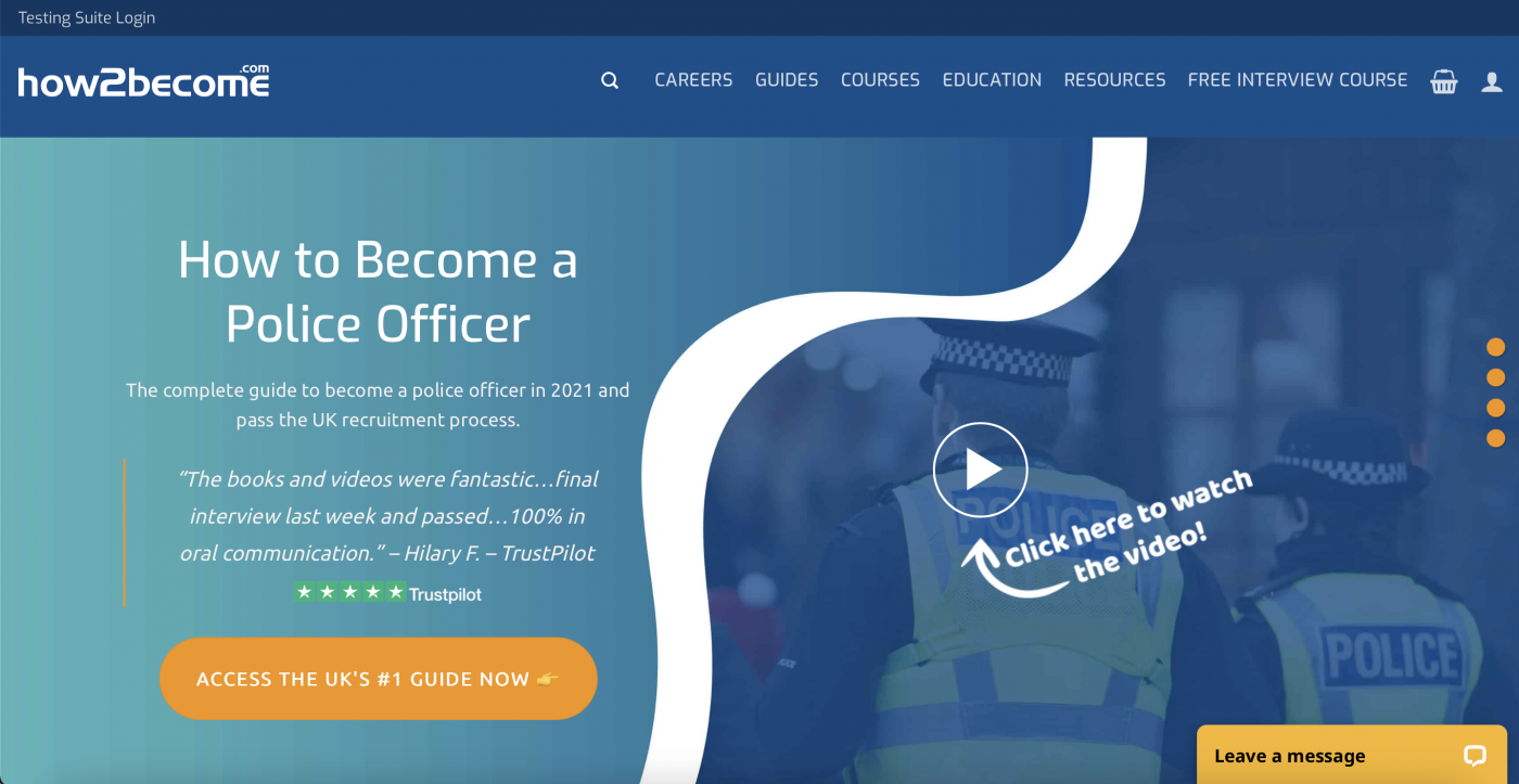 How2Become is a legit website helping people to become a Police Officer