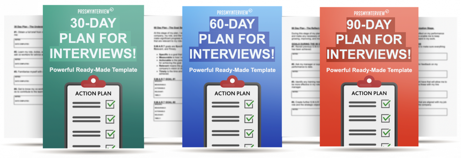 30 60 90 Day Plan for Interviews Guide   Templates Download