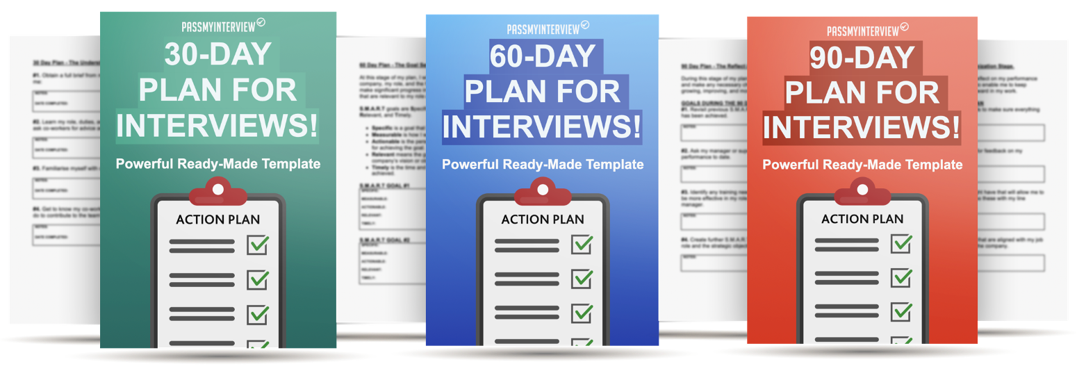 30 60 90 day plan interview question