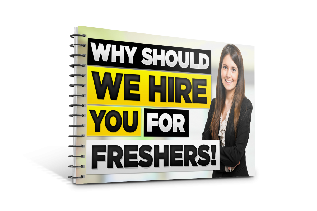 Why Should We Hire You?” for FRESHERS Slide Deck