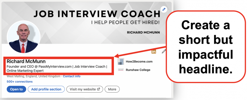 LinkedIn Profile Tip 03