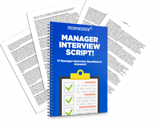 Manager Interview Script Questions & Answers Guide