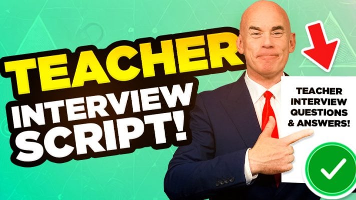 Teacher Interview Script YouTube Thumbnail Template v2