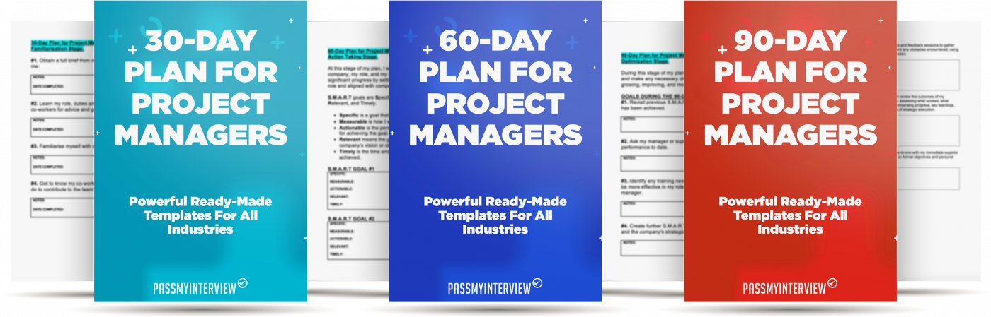 30-60-90 Day Plan for Project Manager Interviews Template Download