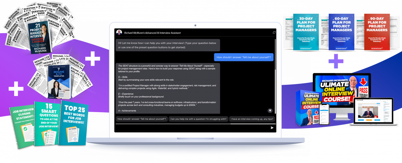Project Manager Interview Questions and Answers AI Tool for Mock Interviews