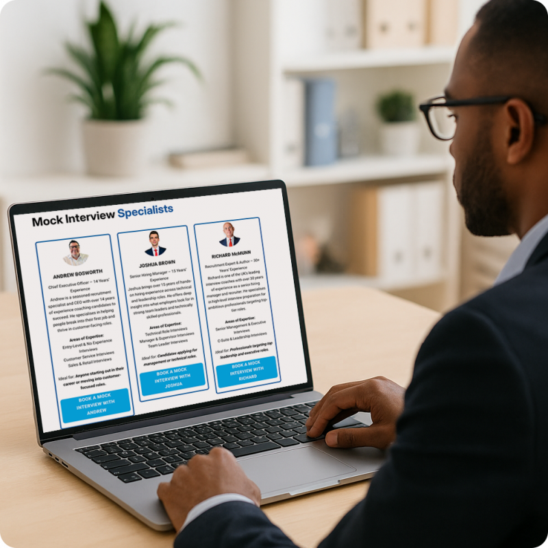 Step 1- Choose Your Interview Expert