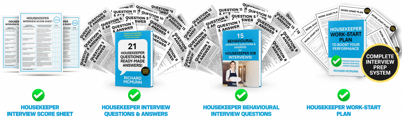 Insider Housekeeper Interview Preparation Package System