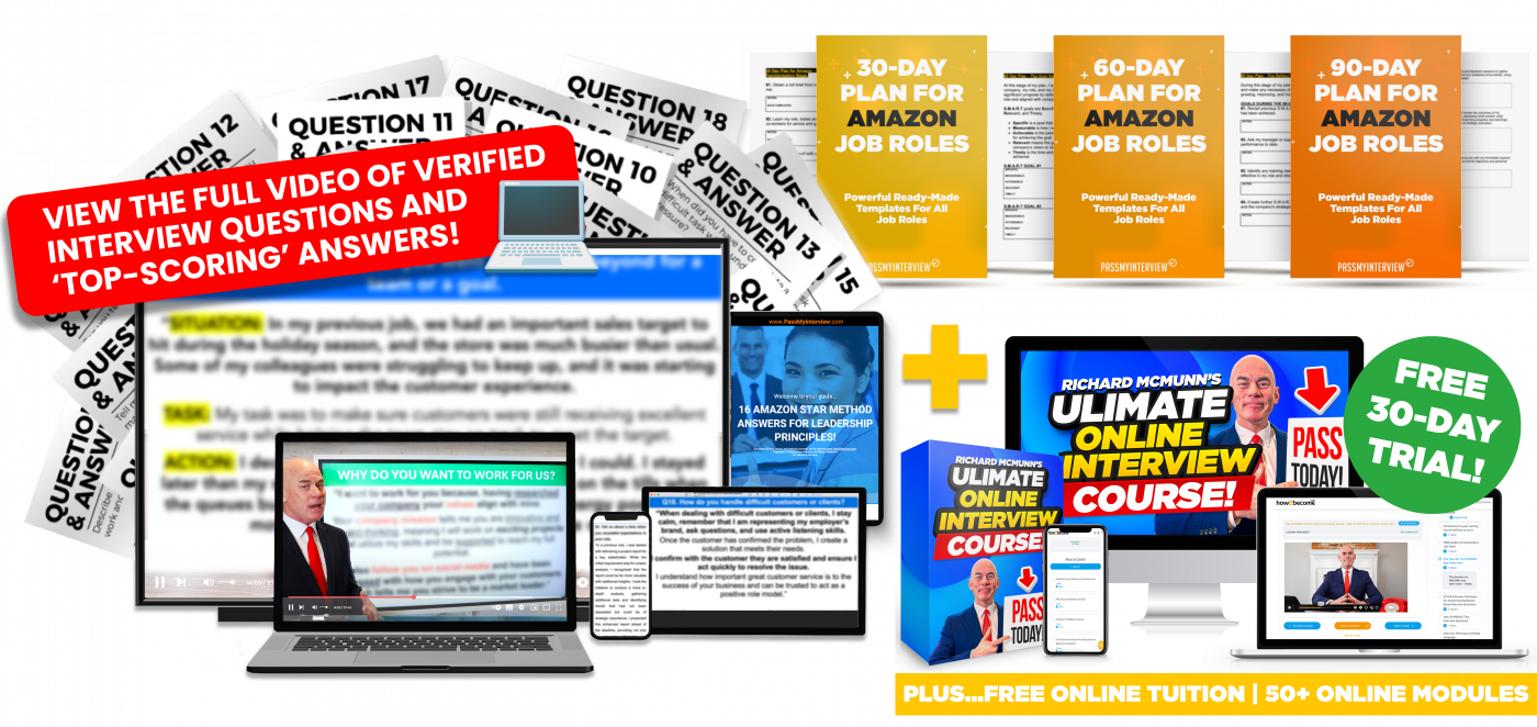 PassMyInterview Online Interview Questions and Answers Access Amazon