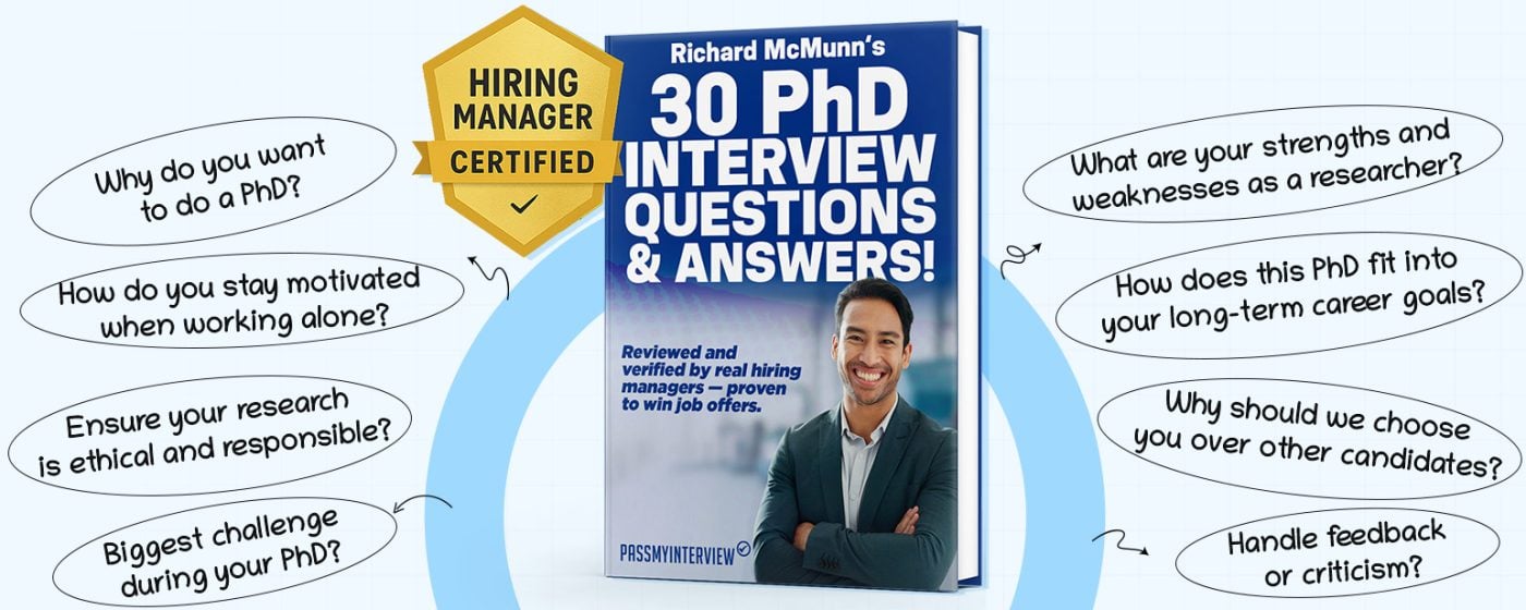 30 PhD Interview Questions Guide Hero