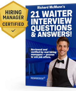 21 WAITER INTERVIEW ANSWERS!