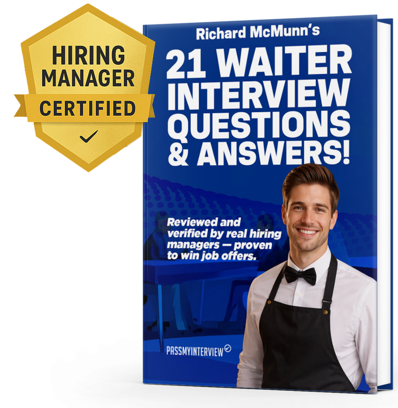 21 WAITER INTERVIEW ANSWERS!