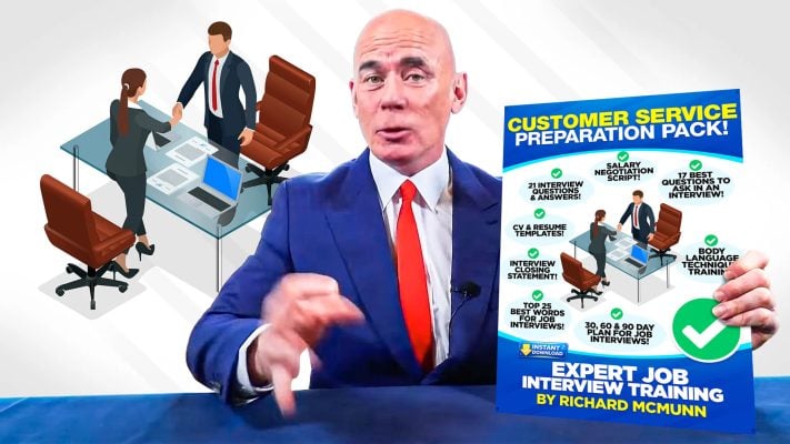 Customer Service Job Interview Preparation Pack with Richard McMunn Header