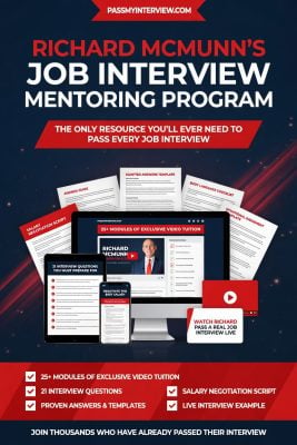 Richard McMunn's Job Interview Mentoring Program The ONLY resource you'll ever need to pass every job interview 25+ modules of exclusive video tuition from Richard McMunn
