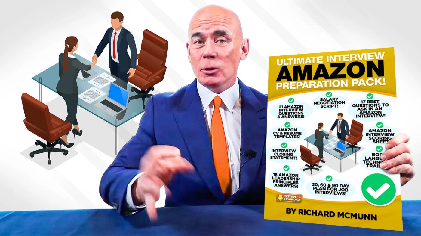 RICHARD McMUNN'S AMAZON JOB INTERVIEW PREPARATION PACK HEADER