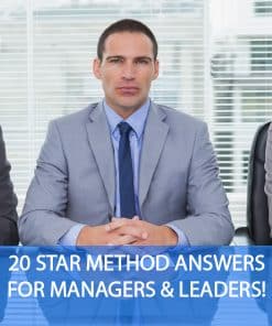 20 STAR METHOD ANSWERS FOR MANAGERS & LEADERS!